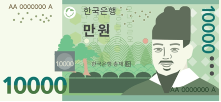 韓国紙幣